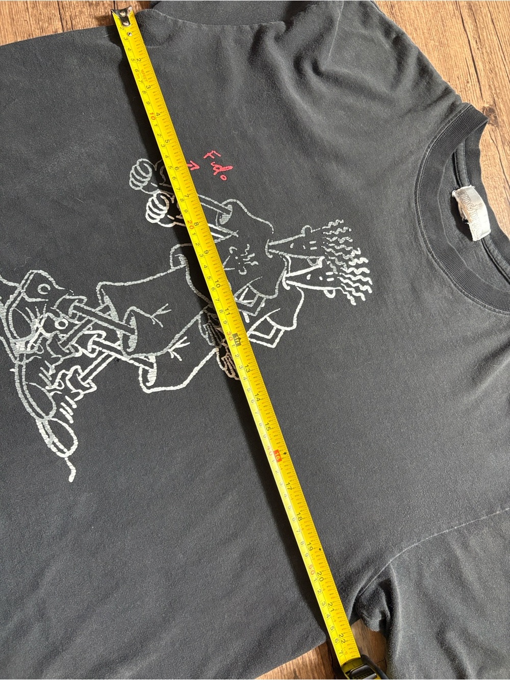 Vintage Fido Dido Black Short-Sleeve Graphic Tee - Picture 7 of 8